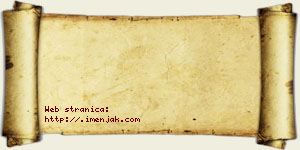 Una Žerić vizit kartica